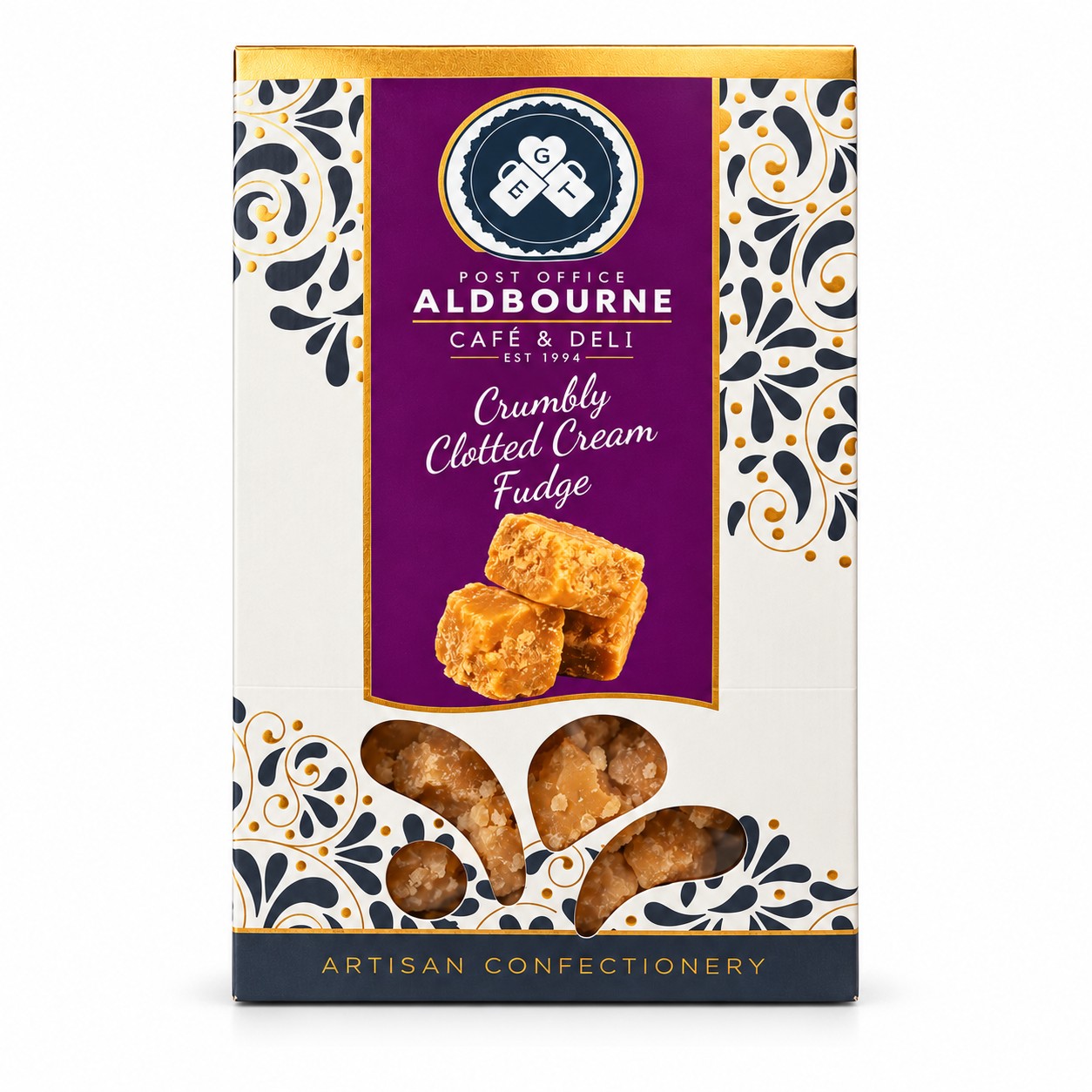 Crumbly Clotted Cream Fudge